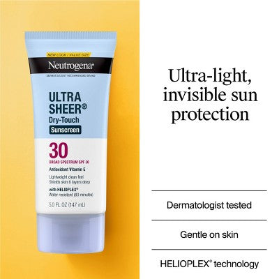 Neutrogena Ultra Sheer Dry-Touch Water Resistant Sunscreen Lotion - SPF 30 - 5 fl oz