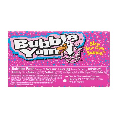 Bubble Yum Original Bubble Gum - 2.82oz/10ct