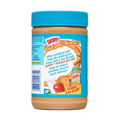 Skippy Creamy Peanut Butter - 16.3oz: Gluten-Free, No Artificial Colors, No Preservatives