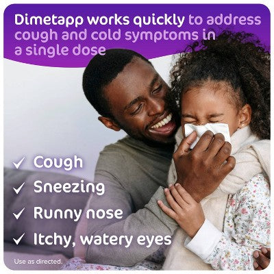 Children's Dimetapp Day/Night Cold, Cough & Congestion Relief Liquid - Dextromethorphan - Grape Flavor - 4 fl oz/2pk