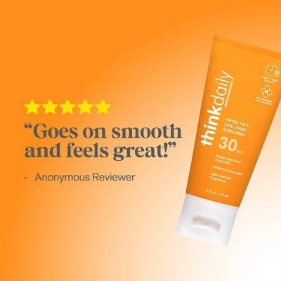 thinksport Mineral Sunscreen EveryDay Face - SPF 30 - 2 fl oz