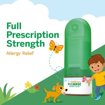Flonase Children's Allergy Relief Nasal Spray - Fluticasone Propionate - 72 Sprays - 0.34 fl oz