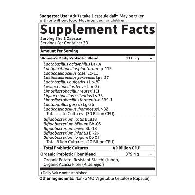 Garden of Life Women's Probiotics Daily Care Capsules - 30ct