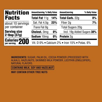 Dark Chocolate Flavored Hazelnut Spread - 13oz - Good & Gather: Creamy Texture