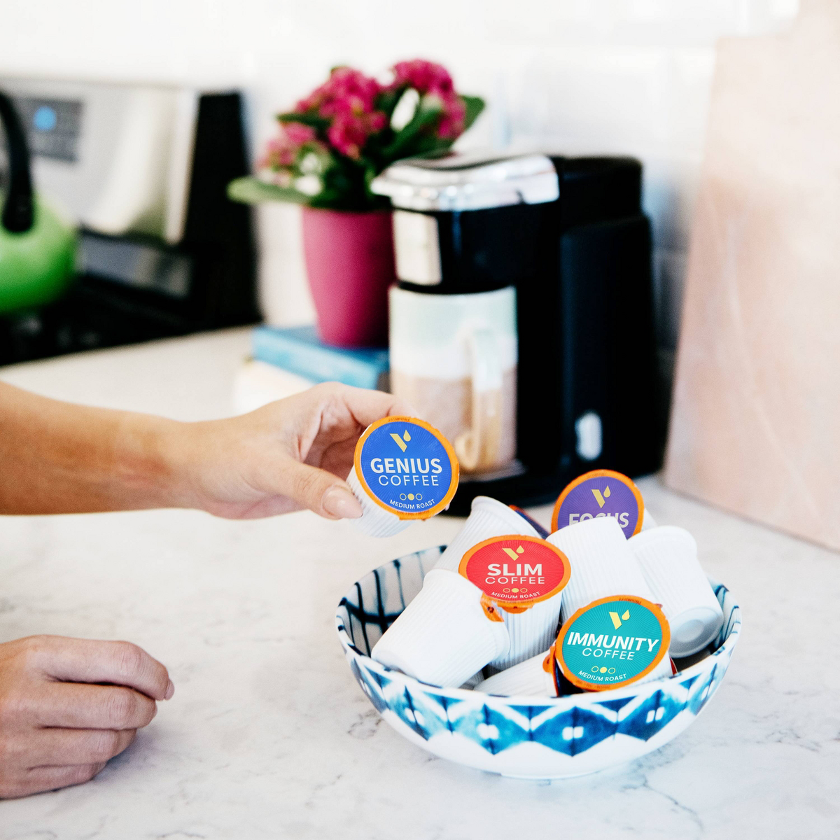 VitaCup Variety Medium Roast Coffee Pods - 40ct