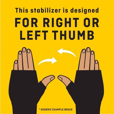 FUTURO Deluxe Thumb Stabilizer, Thumb Brace for Left or Right Hand, S/M - 1pk