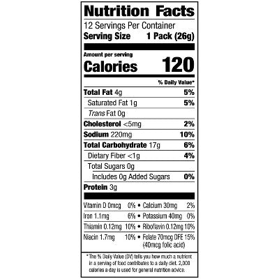 Goldfish Flavor Blasted Crackers Xtra Cheddar Snack Packs - 10.8oz/12ct: No Artificial Preservatives, No Artificial Flavors