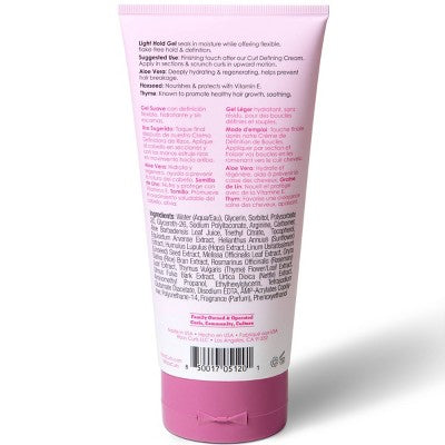 Rizos Curls Light Hold Gel - 8 fl oz: Shine Enhancing Curl Enhancer for Textured & All Hair Types, Styling Gel