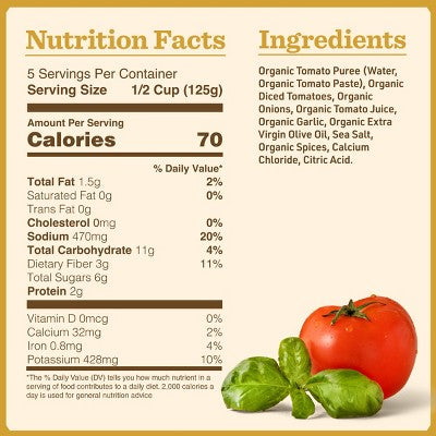 Bertolli Organic Marinara Sauce - 24oz