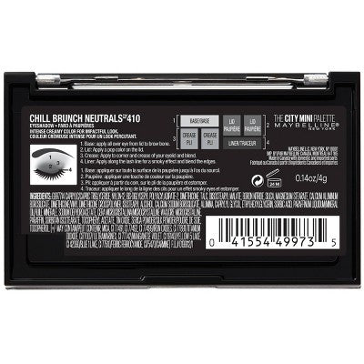 Maybelline City Mini Eyeshadow Palette - 0.14oz