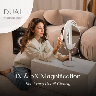 Ilios Lighting Beauty Ring Makeup Mirror - Beauty Studio