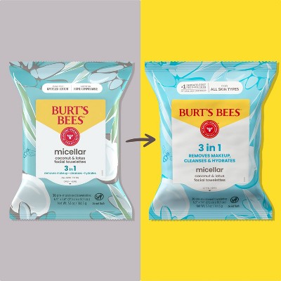 Burt's Bees Facial Cleansing Towelettes - 30ct