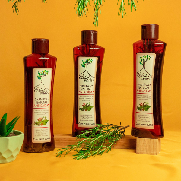 Arbol Verde Shampoo de Hierbas para la Caida del Cabello 16.9 fl oz
