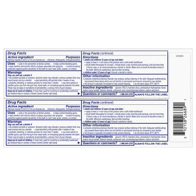 Sensodyne Sensitivity & Gum Whitening Toothpaste - 3.4oz