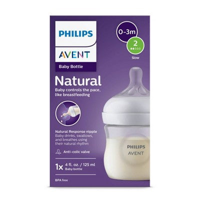 Philips Avent Natural Baby Bottle with Natural Response Nipple