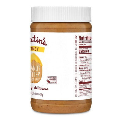 Justin's Honey Peanut Butter Blend - 16oz: Certified Gluten-Free, Creamy