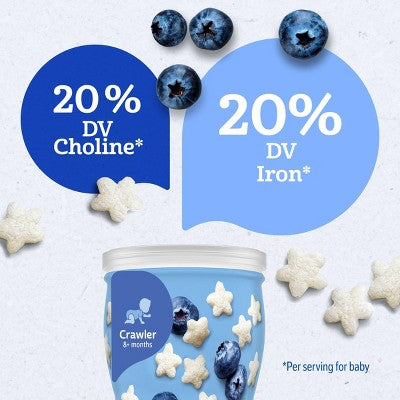 Gerber Non-GMO Blueberry Puffs Baby Snacks - 1.48oz