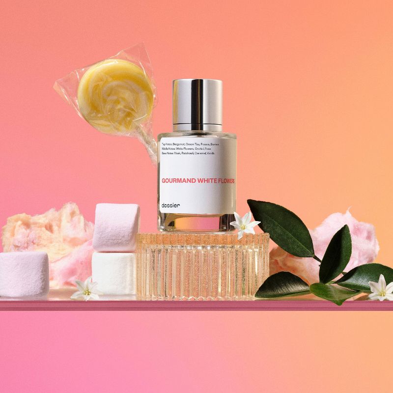 Dossier Women's Perfume, Sweet & Sexy Gourmand Floral, 50ml - Gourmand White Flower