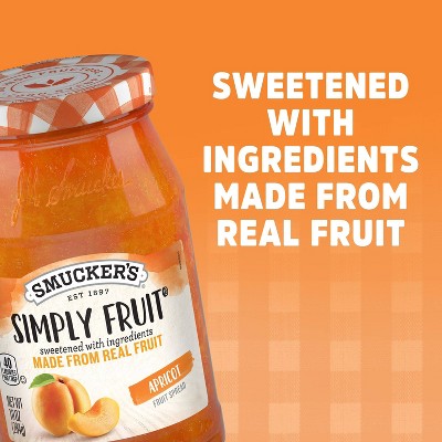 Smucker's Simply Fruit Apricot Fruit Spread - 10oz
