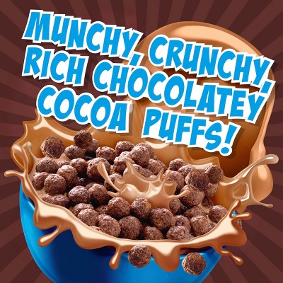 Cocoa Puffs Giant Size Cereal - 25.8oz: No Artificial Flavors, Whole Grain