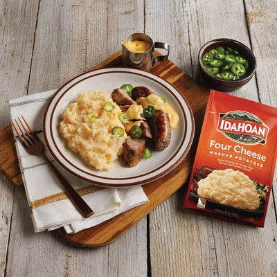 Idahoan Gluten Free Four Cheese Mashed Potatoes - 4oz: Wheat Free, Plant-Based