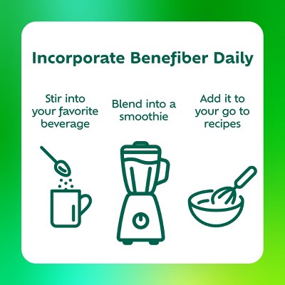 Benefiber Prebiotic GLP-1 Friendly Fiber Powder Unflavored Powder Stick Pack