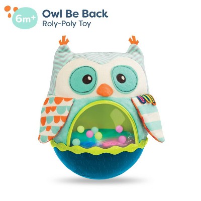 B. baby Roly-Poly Baby Toy - Owl Be Back: Sensory Development Toy for Infants