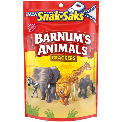 BARNUM'S Original Animal Crackers Snak-Saks - Kids Snacks - 8oz