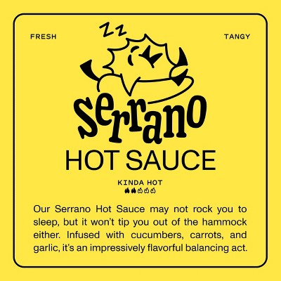 Yellowbird Serrano Hot Sauce - 9.8oz: Certified Gluten-Free, Vegan, Soy-Free