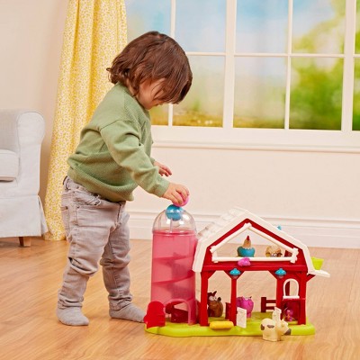 B. toys - Interactive Toy Red Barn - Musical Fun Farm: Baby Learning Toy with Lights & Sound Effects