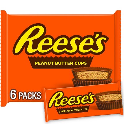 Reese's Peanut Butter Cups Milk Chocolate Candy - 6ct