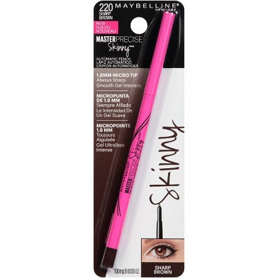 Maybelline Eyestudio Master Precise Skinny Gel Pencil - 220 Sharp Brown - 0.004oz
