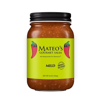 MATEO'S Gourmet Mild Salsa - 16oz