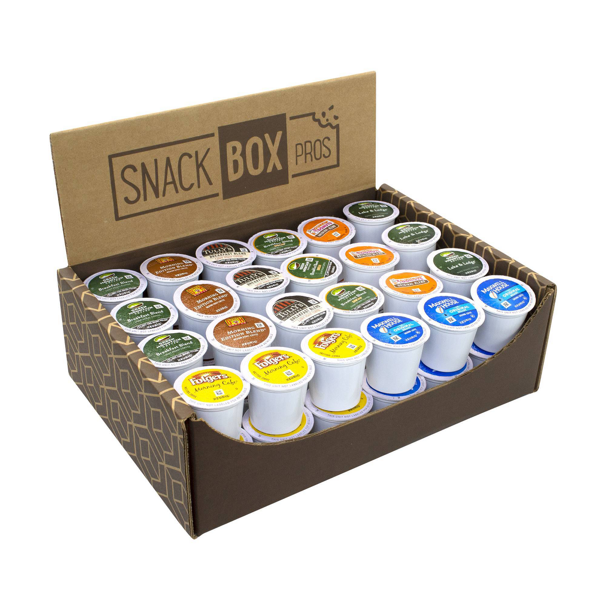 Snack Box Pros What's for Breakfast Assortment Box Medium Roast Coffee - 48ct