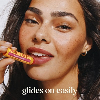 Burt's Bees 100% Natural Origin 24-Hour Moisturizing Lip Balm - Freshly Picked Variety - 4pk