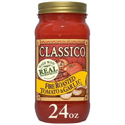Classico Fire Roasted Tomato & Garlic Pasta Sauce - 24oz