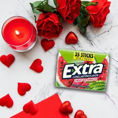 Extra Sugar-Free Sweet Watermelon Chewing Gum Pack - 35ct