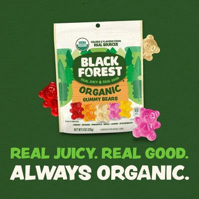 Black Forest Organic Gummy Bears Candy - 8oz