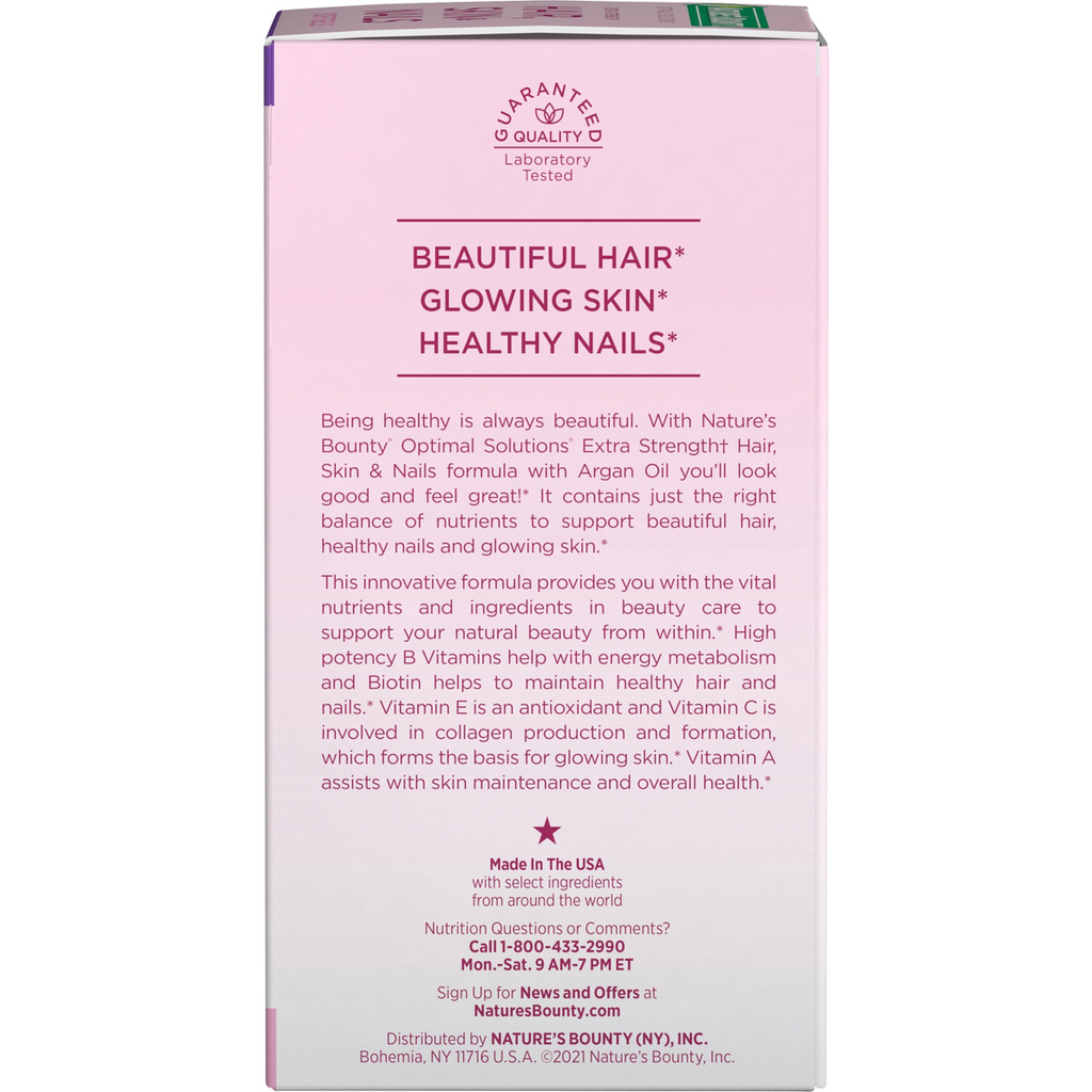 Nature's Bounty Extra Strength Hair Skin and Nails Softgels, 150ct