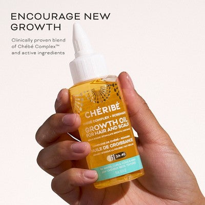 Cheribe Growth Oil for Hair and Scalp Travel Size Chebe Complex + Rosemary