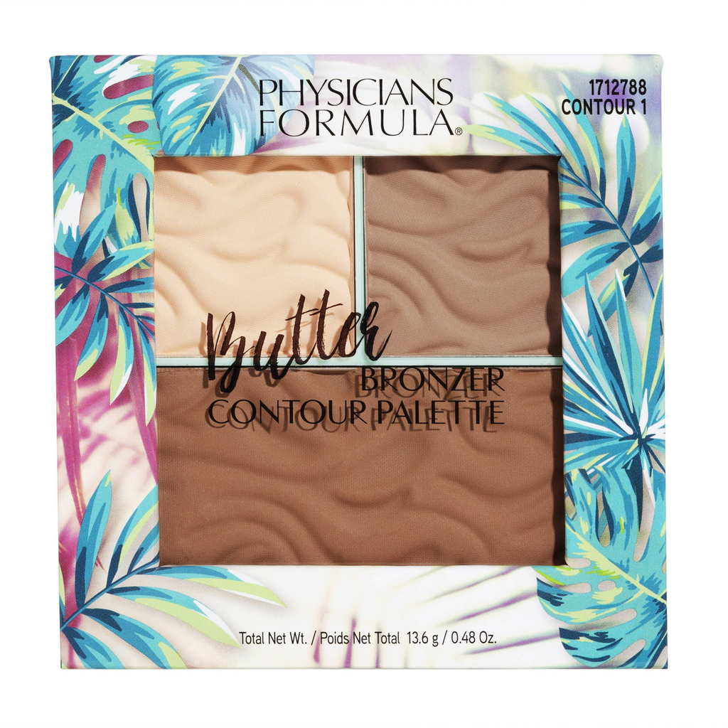 Physicians Formula Murumuru Butter Bronzer Contour Palette, Assorted Browns - 0.48oz