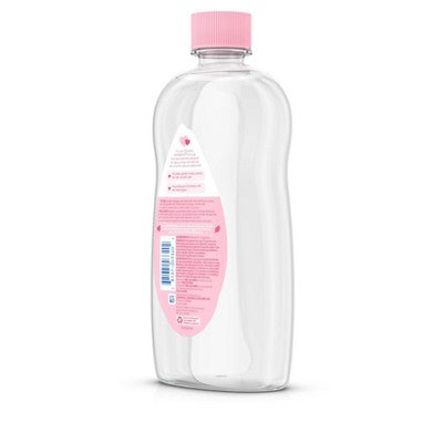 Johnson's Baby Body Pure Mineral Oil, Gentle & Soothing Massage Oil for Dry Skin - Original Scent - 20oz