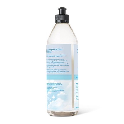 Free & Clear Liquid Dish Soap - 18 fl oz - Everspring™