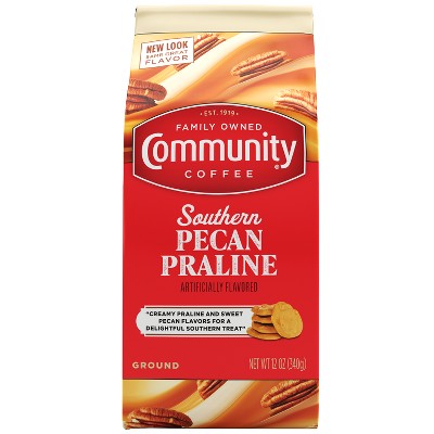 Community Coffee Southern Pecan Praline Medium Roast Ground Coffee - 12oz
