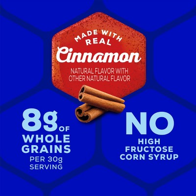 Honey Maid Cinnamon Graham Crackers Lunch Snacks - 14.4oz: Naturally Flavored, 100 Percent Whole Grain, No High Fructose Corn Syrup