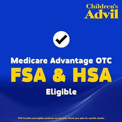 Children's Advil Liquid Fever Reducer/Pain Reliever (NSAID) - 100 mg Ibuprofen - Grape Flavor - 4 fl oz
