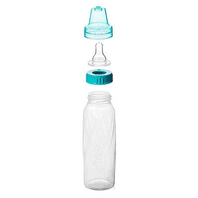 Evenflo Feeding Classic Clear Plastic Baby Bottles - 8oz