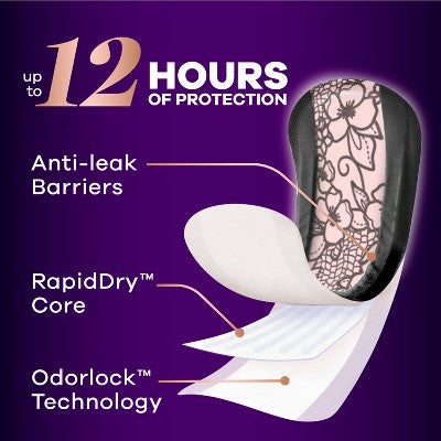 Always Discreet Boutique Incontinence Pads - Extra Heavy - Long