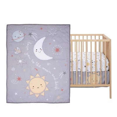 Bedtime Originals Little Star Crib Bedding Set by Lambs & Ivy - 3pc