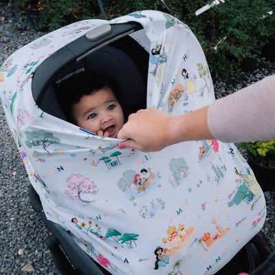 Milk Snob Disney Princess Nursing Cover/Baby Car Seat Canopy - Enchanted Kingdoms